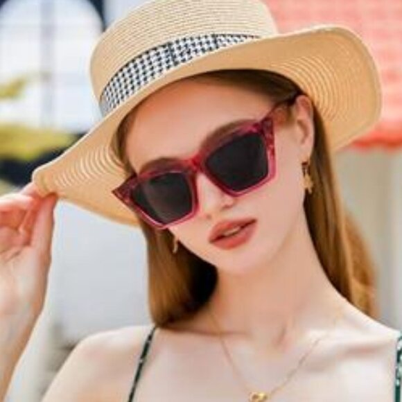 Vintage Square Cat Eye Sunglasses Women Trendy Cateye Sunglasses main image 4